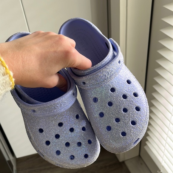 CROCS Shoes - ✨🔮SPARKLY MOON JELLY PLATFORM CROCS (Size 7)✨🔮
